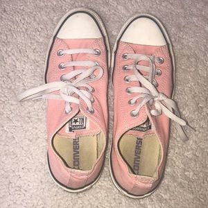 Salmon Pink Converse sz. 8